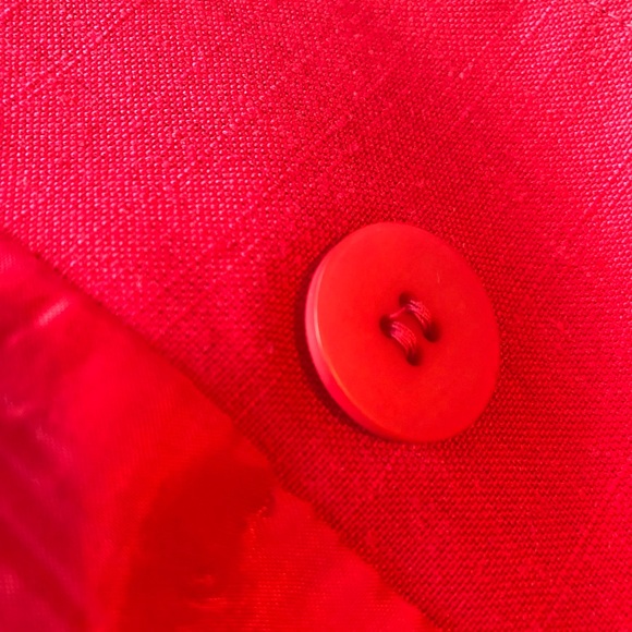 Vintage Country Sophisticates by Pendleton one button oversized red blazer - Picture 7 of 10